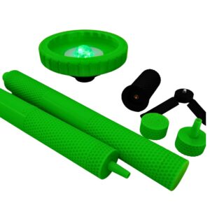 Zestaw stolik LED mini z rurkami (FLUO ZIELONE)
